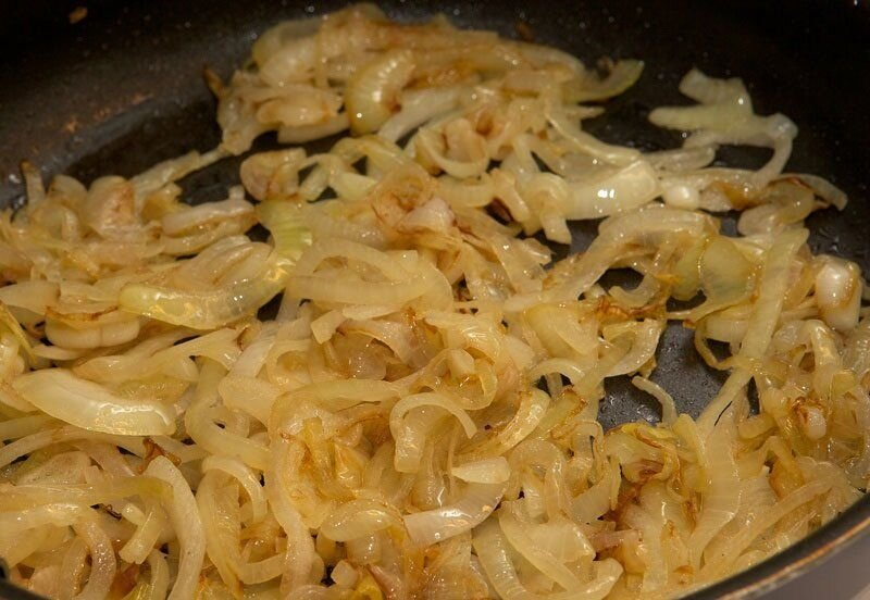 Eggplants fried in circles for the winter in an oriental style 