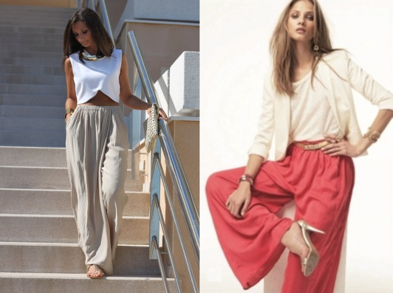 Back to the 70s: boho pants are back at the peak of popularity